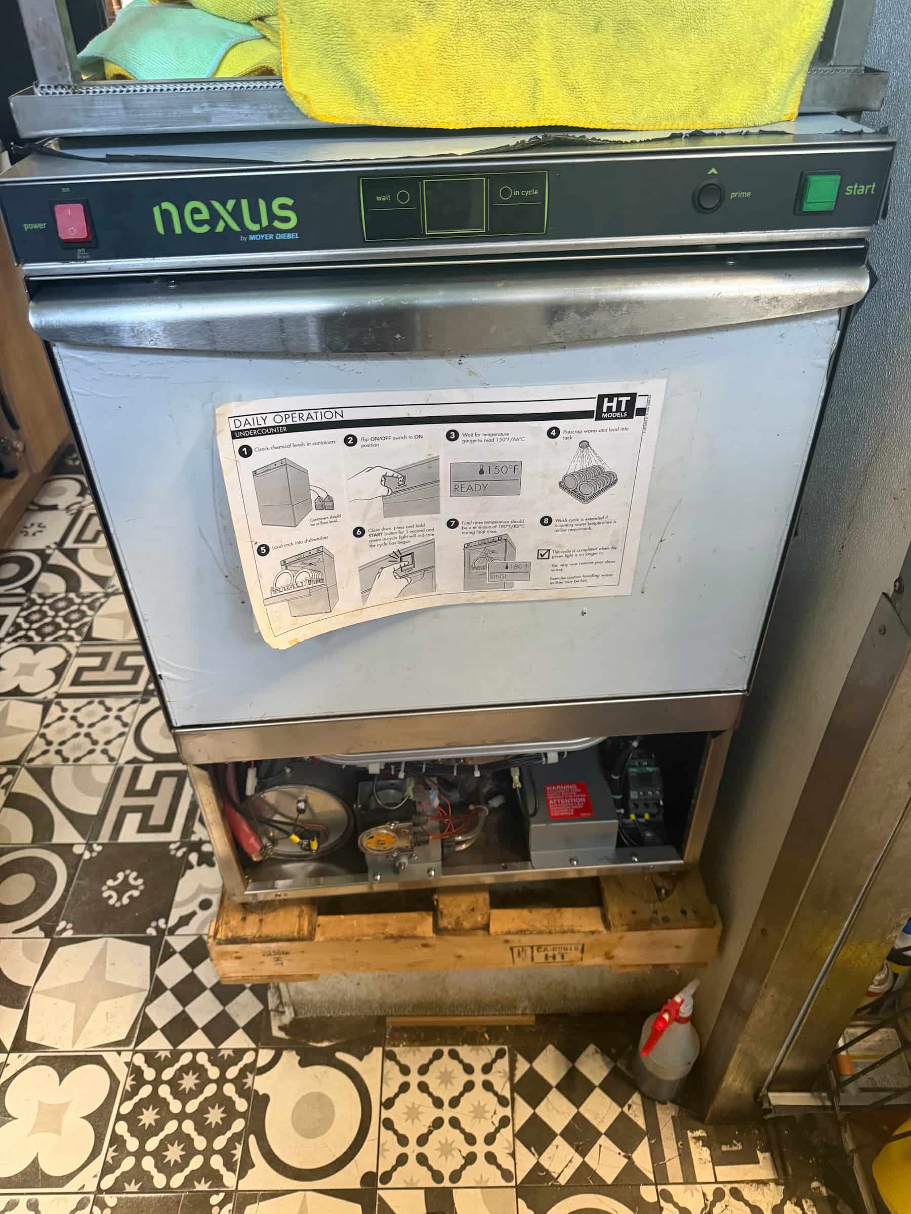 Dishwasher repaired after a filling issue in Fall River.