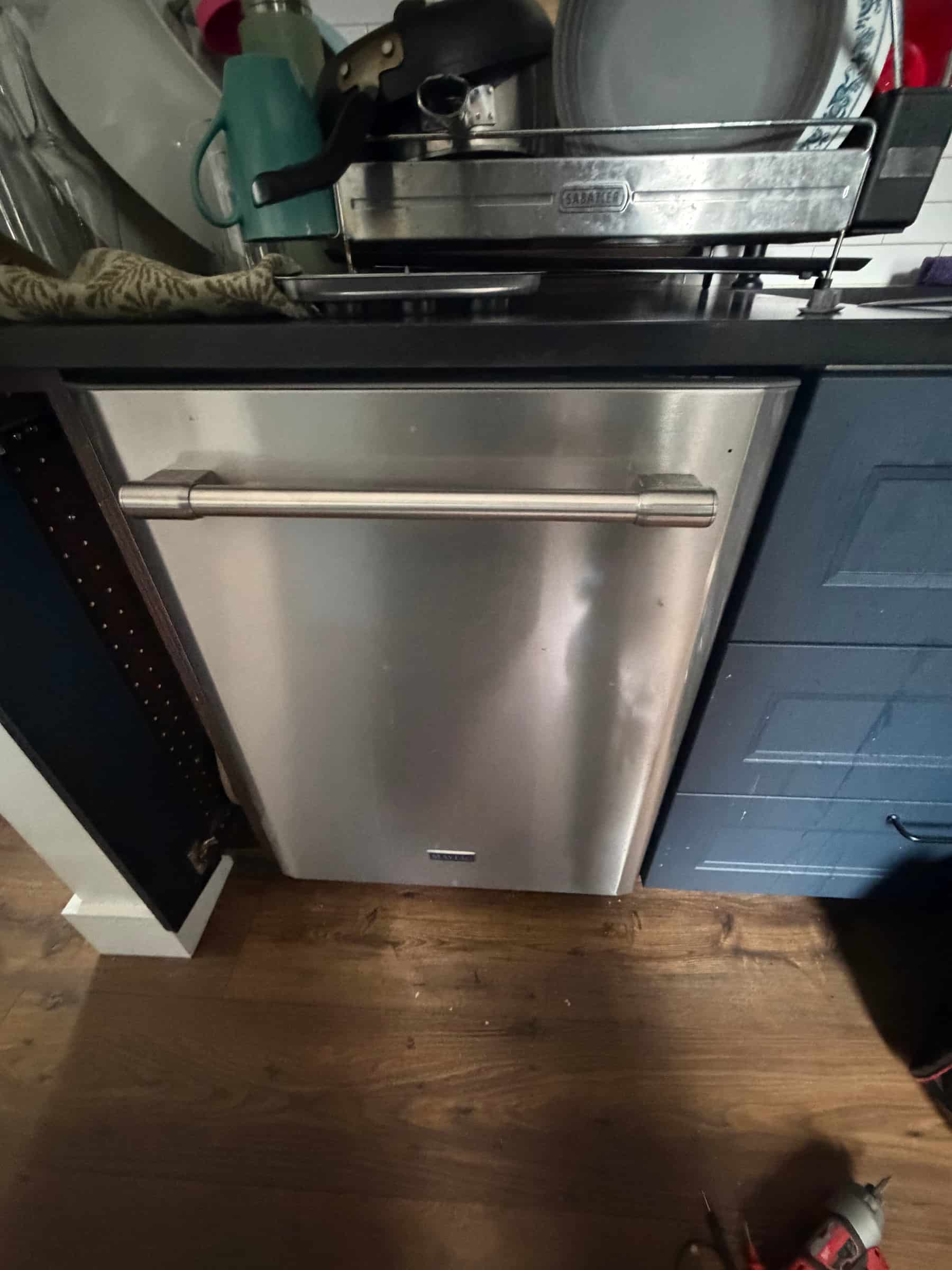 Dishwasher cleaning issue diagnosed and repaired in Fall River.